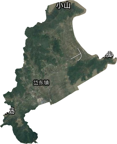 岱东镇卫星图