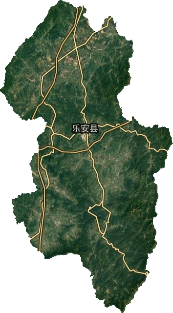 乐安县卫星图