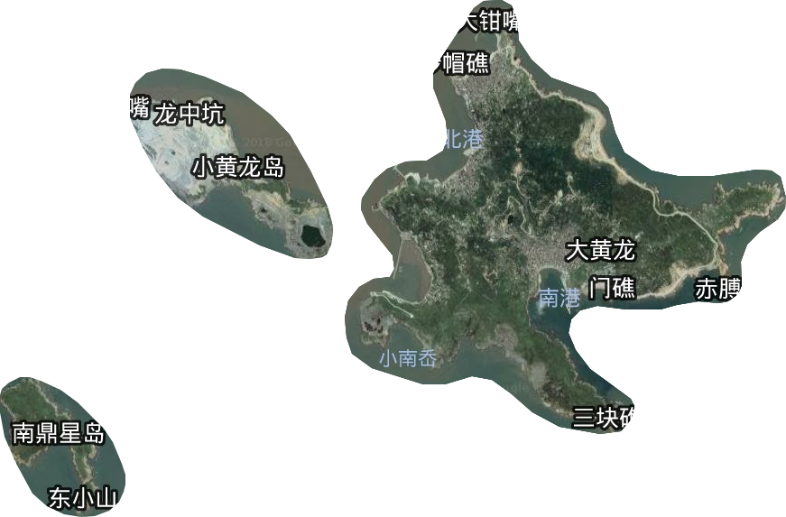 黄龙乡卫星图