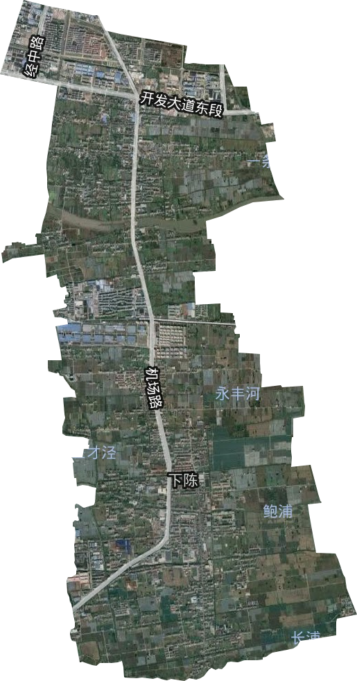 下陈街道卫星图