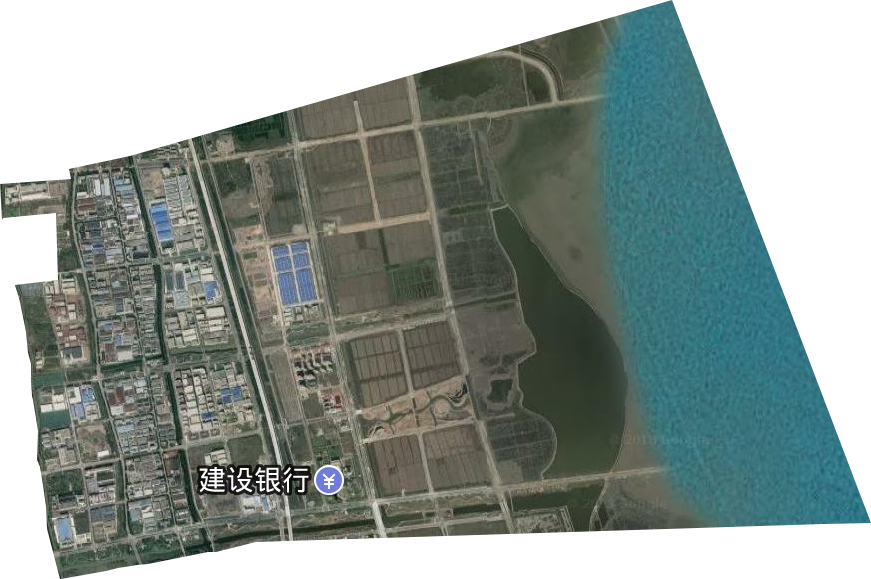 滨海工业区卫星图