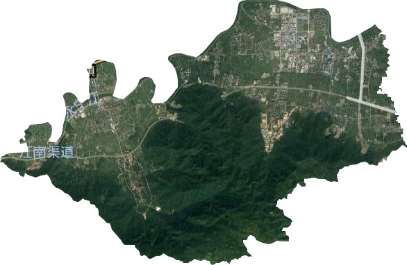 澄江街道卫星图
