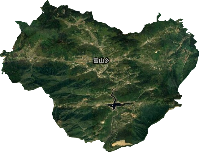 富山乡卫星图
