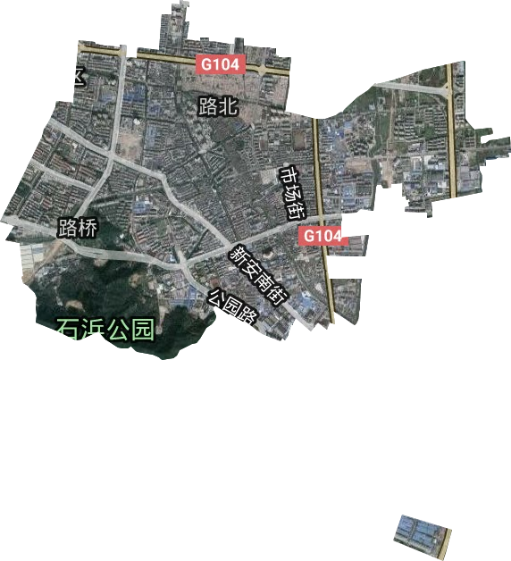 路桥街道卫星图
