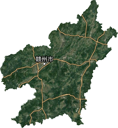 赣州市卫星图