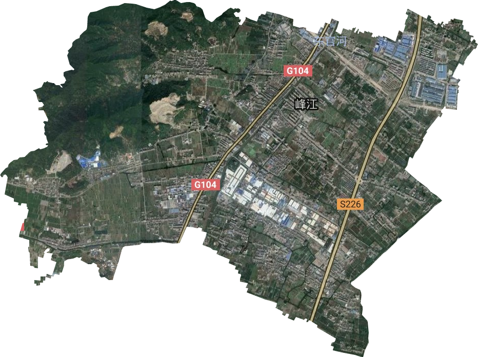 峰江街道卫星图