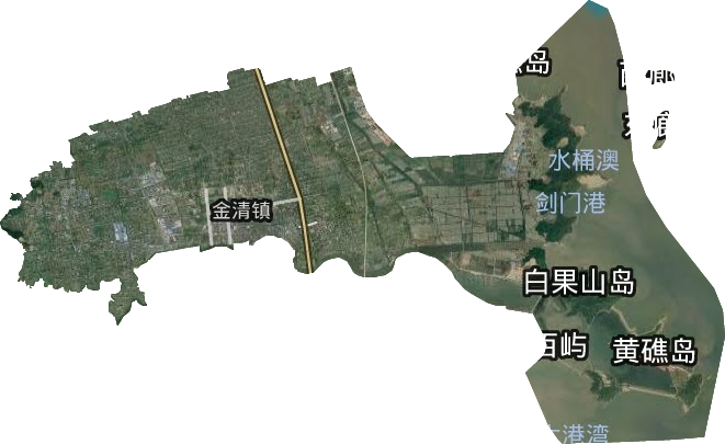 金清镇卫星图