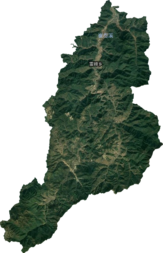 雷峰乡卫星图
