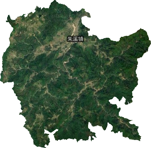 朱溪镇卫星图