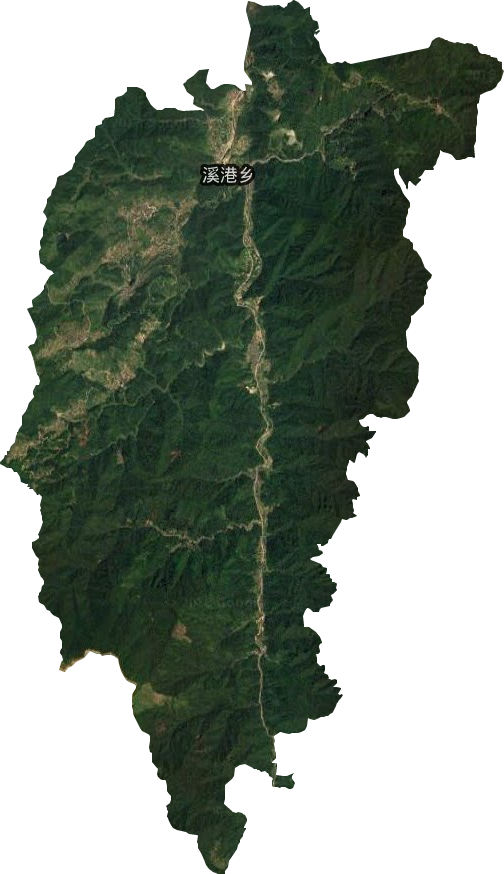 溪港乡卫星图