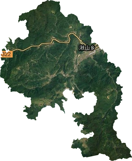 湫山乡卫星图