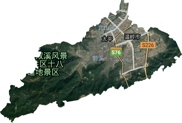 太平街道卫星图