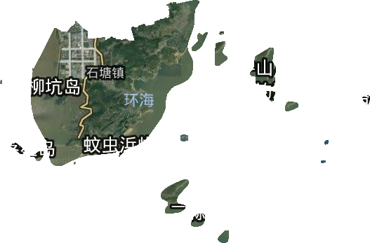石塘镇卫星图