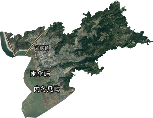 龙溪乡卫星图