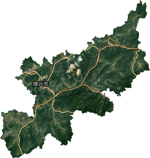 德兴市卫星图