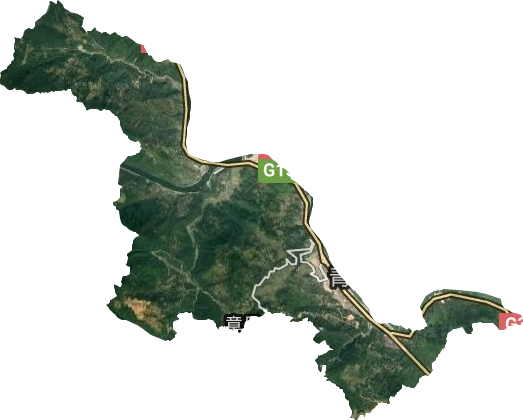 瓯南街道卫星图