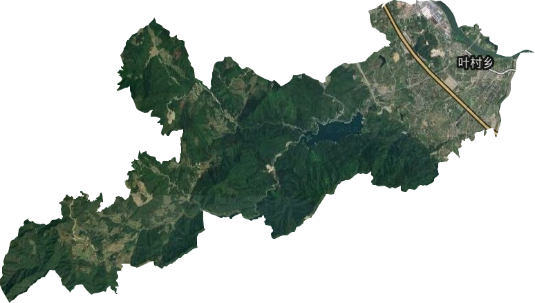 叶村乡卫星图