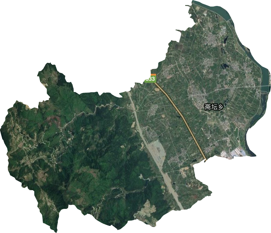 斋坛乡卫星图