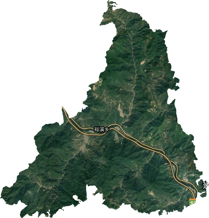 裕溪乡卫星图