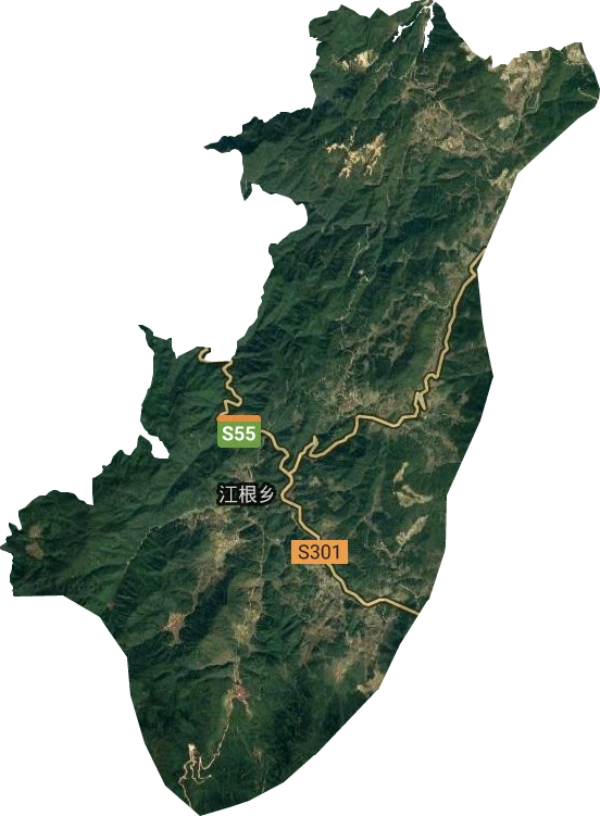 江根乡卫星图