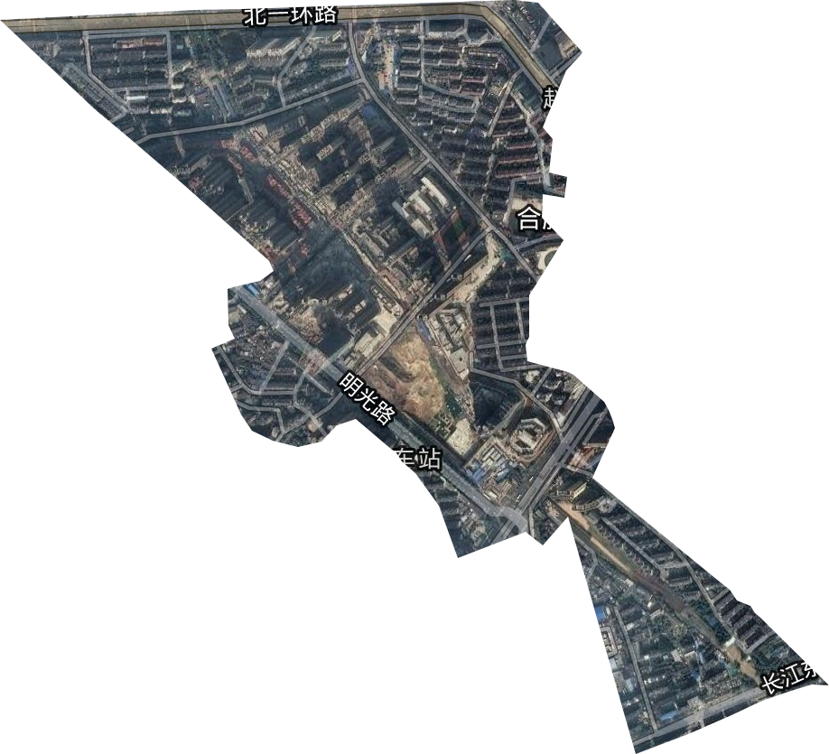 车站街道卫星图