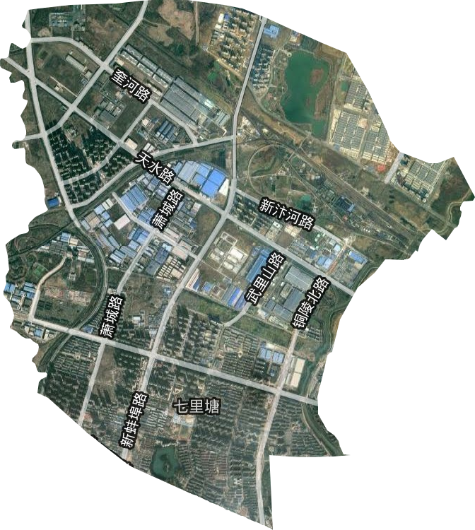 七里塘街道卫星图