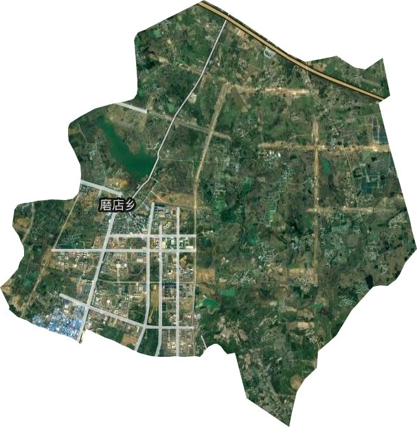 磨店乡卫星图