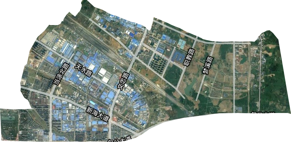 瑶海区工业园卫星图