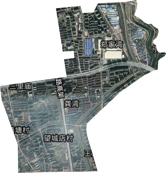 杏林街道卫星图