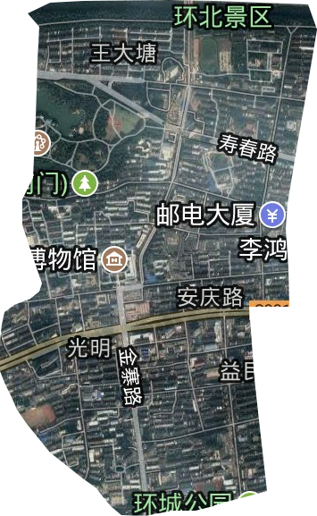 三孝口街道卫星图