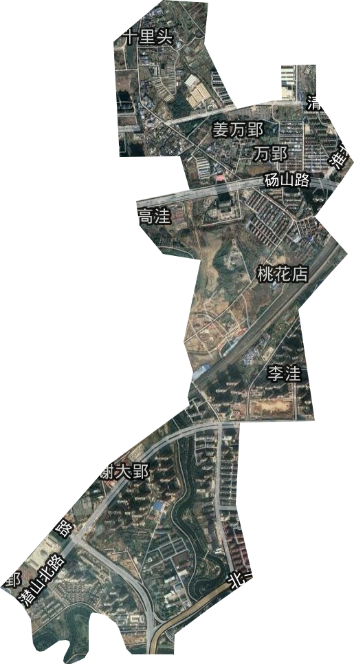 四里河街道卫星图