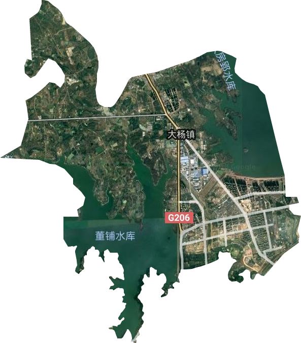 大杨镇卫星图