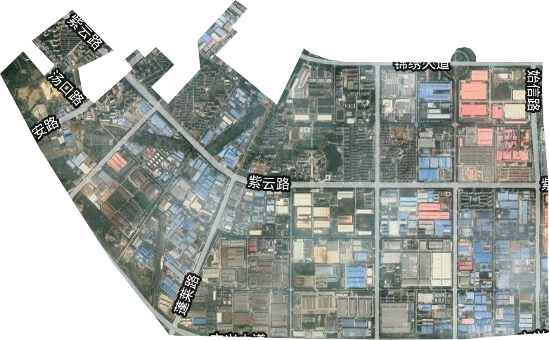 锦绣社区管理委员会卫星图