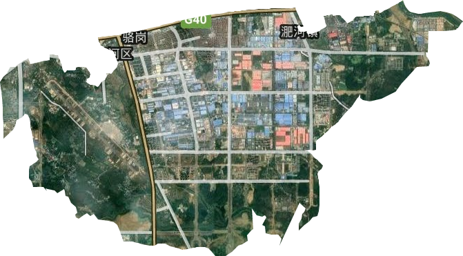 骆岗街道卫星图