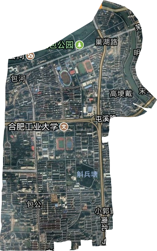 包公街道卫星图