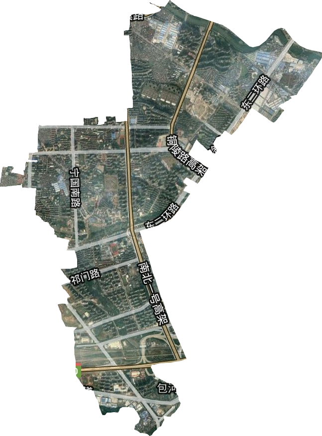 望湖街道卫星图