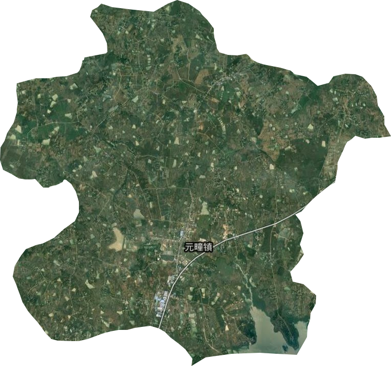 元疃镇卫星图