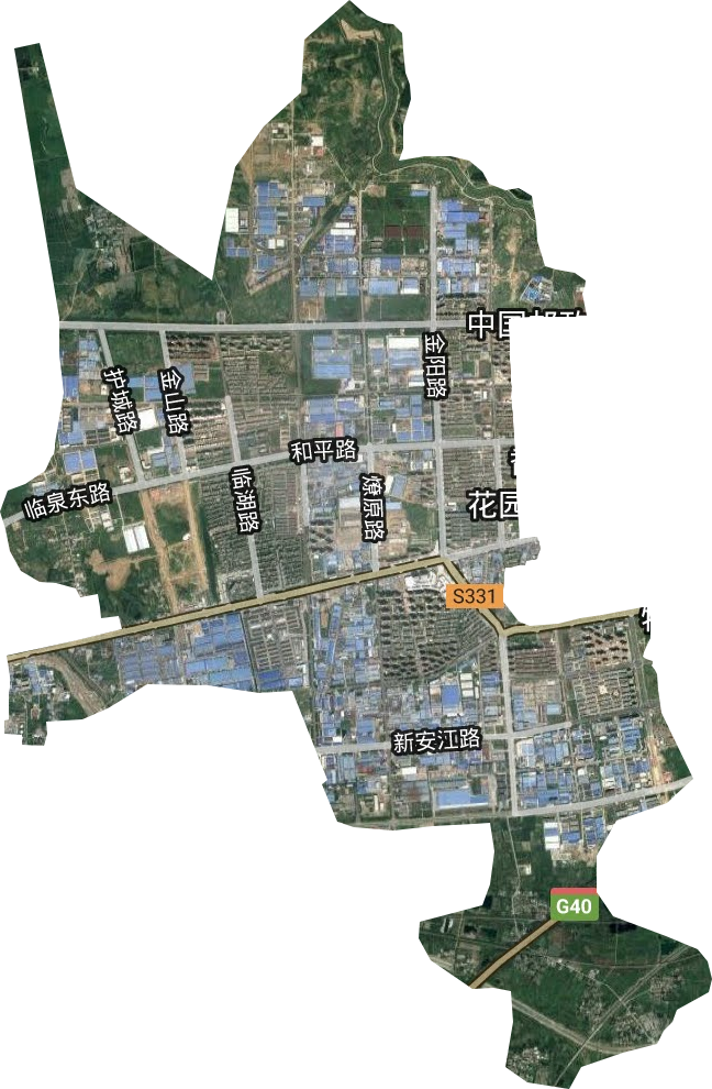 肥东新城开发区卫星图