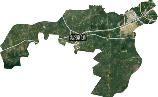 紫蓬镇卫星图