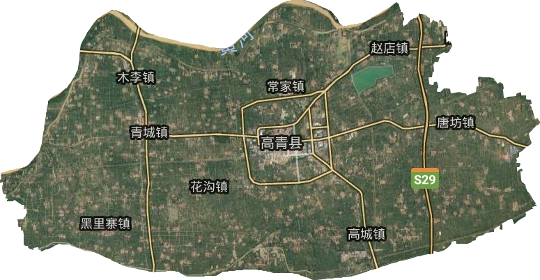 高青县卫星图