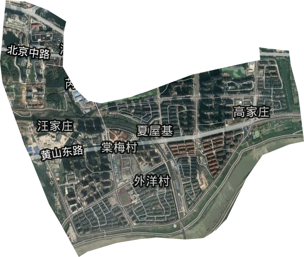 镜湖新城公共服务中心卫星图