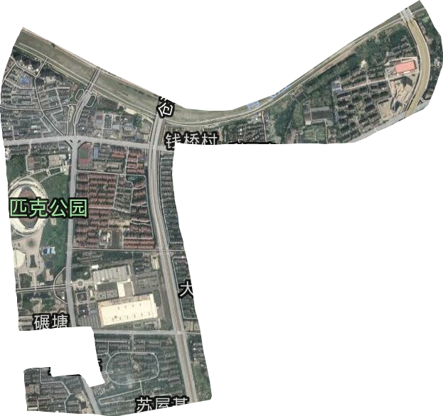 弋江桥街道卫星图