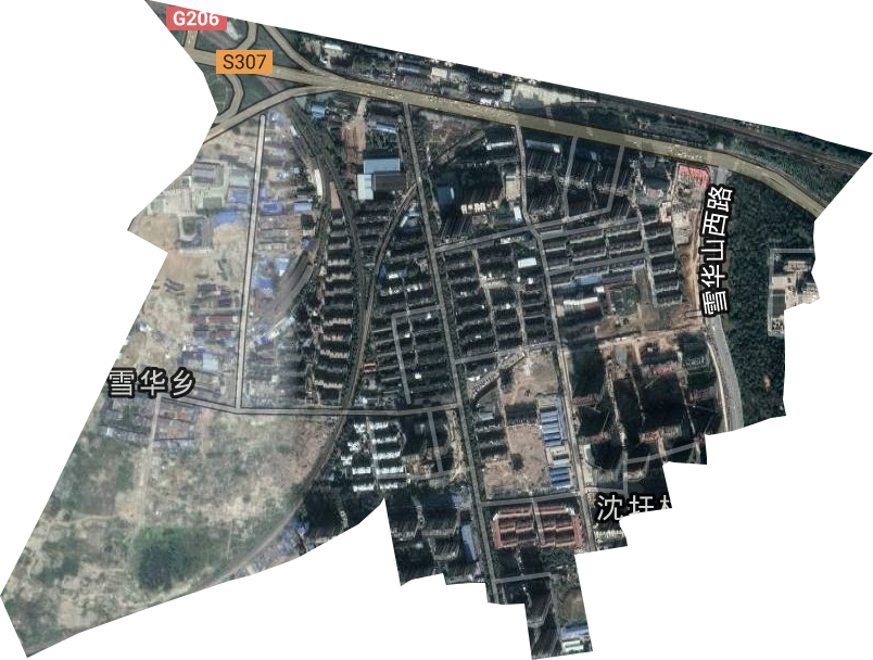 宏业村街道卫星图