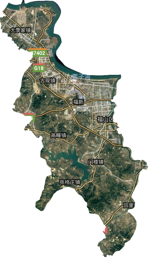 福山区卫星图