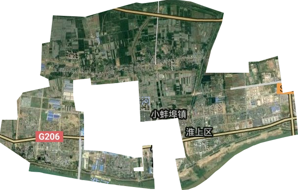 小蚌埠镇卫星图