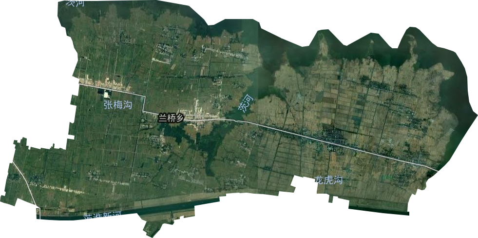 兰桥乡卫星图