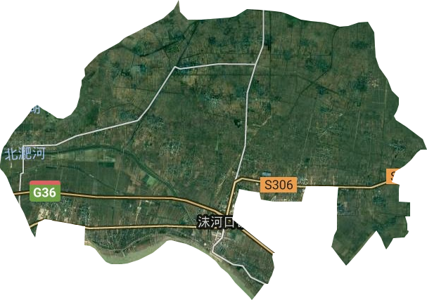 沫河口镇卫星图