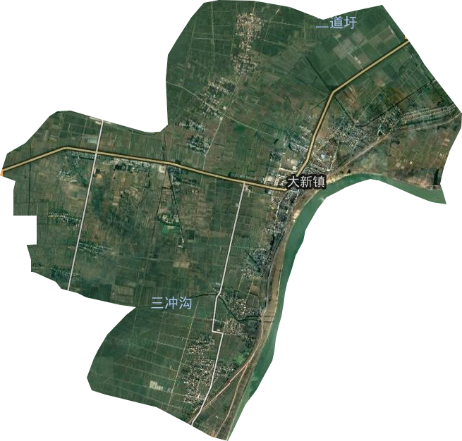 大新镇卫星图