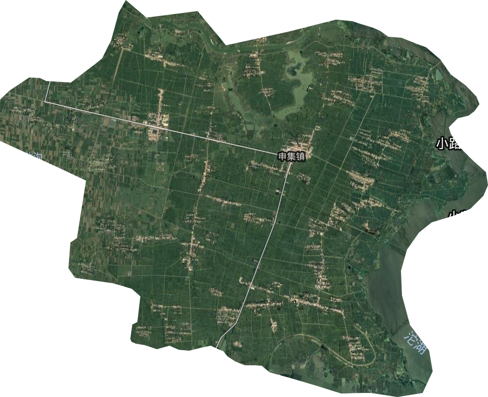 申集镇卫星图