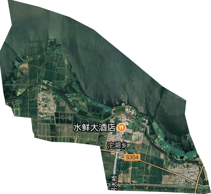 沱湖乡卫星图
